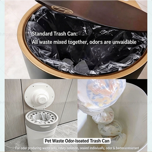 Poubelle pour animaux Elecpet, système de gestion des déchets canins pour l'<span class=keywords><strong>extérieur</strong></span> et l'intérieur, contrôle des odeurs, poubelle pour excréments de chien - Product Image 4