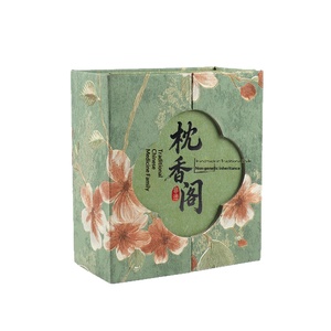 Custom Chinese Style Vintage Print Double Door Gift <b>Box</b> with Drawer <b>Storage</b> - Product Image 4