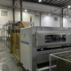 Aopack Fanfold Z-fold <span class=keywords><strong>Board</strong></span> per la produzione di scatole per imballare la macchina completamente automatica per realizzare scatole di cartone
