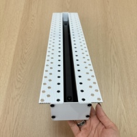 Diffuseur linéaire à fentes invisibles VENTECH ALUMINIUM FLOW BAR pour climatisation