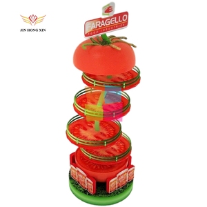 최고 품질 슈퍼마켓 프로모션 비스킷 금속 선반 쿠키 스낵 Pos 종이 디스플레이 스탠드 - Product Image 1