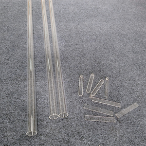 औद्योगिक अनुप्रयोगों के लिए 1150C तक उच्च तापमान प्रतिरोध के साथ उच्च प्रकाश संचरण स्पष्ट क्वार्ट्ज ग्लास ट्यूब - Product Image 2