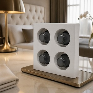 Soporte Ecológico de Poliresina con 4 Orificios para Cápsulas de Café, Organizador para Nespresso, <span class=keywords><strong>Dolce</strong></span> <span class=keywords><strong>Gusto</strong></span>, K Cup, Decoración para Hoteles, Resorts y Hogares - Product Image 6