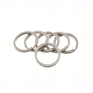 Portachiavi Iln da 35 mm color argento, confezione da 6 pezzi per chiavi e accessori - Product Image 1