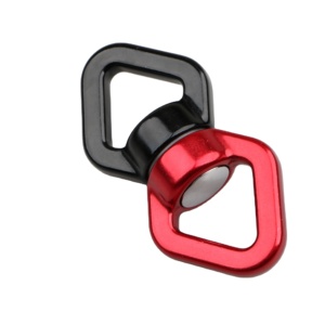 Mosquetón de aluminio de 30kN, cuerda rotacional de seda aérea, Columpio de baile, Conector de escalada, Yoga, vitalidad, giratorios oscilantes - Product Image 6
