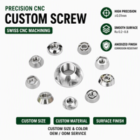 Vis antivol à tête cylindrique Torx, vis à tête plate Torx, vis Torx M2-M12, pièces CNC personnalisées, vis sur mesure