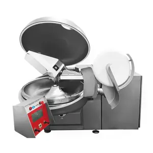Commercial Stainless Steel Automatic Sausage Used Vacuum Fresh Meat Bowl Cutter