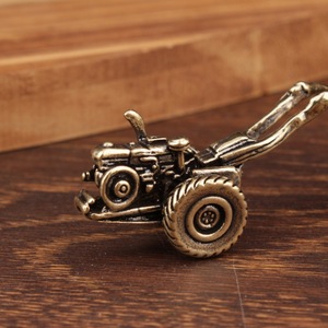 Modèle miniature de tracteur en laiton, artisanat créatif, ornement de style chinois pour la décoration de la maison et du salon - Product Image 4