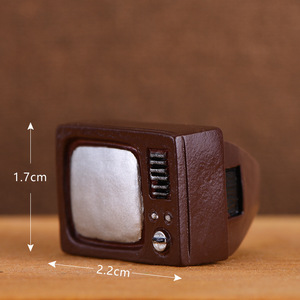 Retro Nhà búp bê ELF đạo cụ Phụ kiện tự làm nhạc cụ chủ đề 3D nhân tạo thu nhỏ nhựa thủ công - Product Image 6