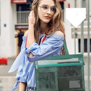 Quá khổ A3 nghệ thuật túi Lưới Trong Suốt tập tin dây kéo cầm tay công suất lớn hướng dẫn túi lưới lưu trữ túi - Product Image 6