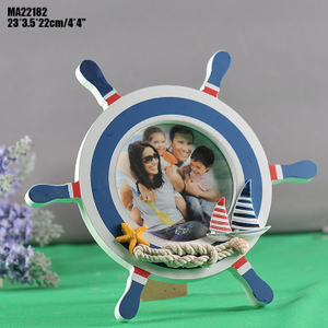 HOYE Đồng Hồ Treo Tường Địa Trung Hải Bằng Gỗ Bán Chạy Hàng Thủ Công Khung Ảnh Tặng Quà - Product Image 2