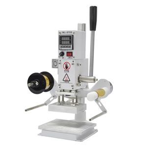 Manuale di carta in pelle di legno stampa di calore lettere di stampa di Logo che timbra il Logo stampo a caldo della lamina a caldo macchina per il panno di velluto portagioie - Product Image 3