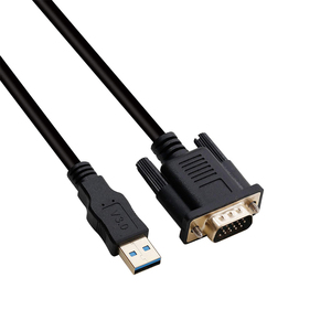 6 chân <span class=keywords><strong>USB</strong></span> 3.0 để <span class=keywords><strong>VGA</strong></span> Nam đến Nam cáp ổn định truyền tín hiệu chống mài mòn Cáp cho PC - Product Image 1