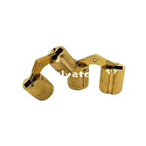 High Quality Invisible Round Brass Barrel Hinge 8mm cross hinge concealed small box Hidden Hinge