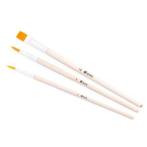 <span class=keywords><strong>Paul</strong></span> Cezanne Juego de pinceles de Pintura Artística de 6 piezas Pelo de nailon de cerdas planas con mango de madera para estudiantes y niños para pintura al óleo - Product Image 3