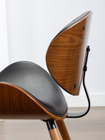 Chaise de salle à manger contemporaine de style européen, chaise coquille minimaliste de luxe léger, tabouret simple pour table de maquillage ou de salle à manger à domicile