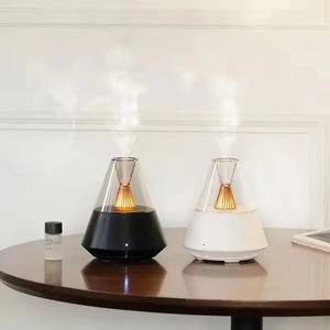 Diffuseur d'arômes ultrasonique USB portable, diffuseur d'arômes électrique simulé volcan de lave, humidificateur pour la maison, le yoga et la relaxation - Product Image 1