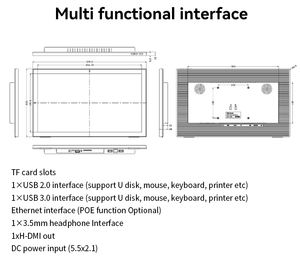 Fabrication 15.6 pouces support mural POE Quad Core Android tablette nouvel écran tactile capacitif Interface USB 3G WiFi 2GB publicité - Product Image 4
