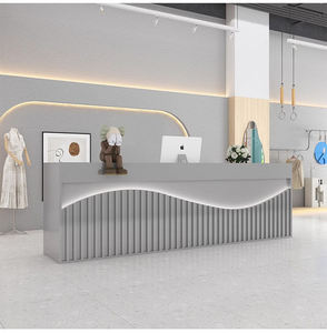 Mostrador de recepción moderno Mostrador de pago de salón de belleza mostrador de recepción Mostrador de <span class=keywords><strong>spa</strong></span> personalizado <span class=keywords><strong>para</strong></span> Bar de <span class=keywords><strong>spa</strong></span> - Product Image 5