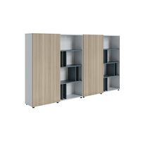 Système de bureau commercial en bois de luxe moderne nouveau design armoire de rangement de fichiers de meubles bibliothèque affichage étagère
