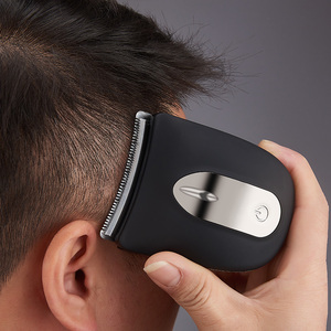 Cortadora de pelo eléctrica con longitud ajustable, cuchilla de acero inoxidable, resistente al agua, para hombres, autocorte de pelo, corte plano - Product Image 3