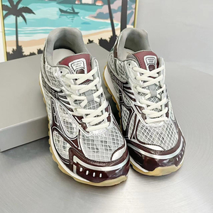 Sneakers <span class=keywords><strong>Basse</strong></span> di Lusso in Mesh con Dettagli a Pois, Tendenza 2025, Scarpe Casual Originali di Design per Camminata - Product Image 3