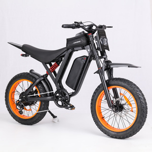 Wholesale 65km Ebike Fat Tire Electric Bike 750W 48V High Speed 20 Inch Electric Dirt Bike for Adults - Product Image 2