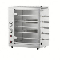 Four à rôtir rotatif professionnel de grande capacité pour poulet, au gaz ou au charbon de bois, pour restaurant commercial
