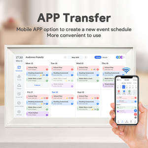 Application de calendrier numérique moderne, synchronisation avec <span class=keywords><strong>Google</strong></span> Calendar et tableau des tâches, écran tactile de 15,6 pouces, calendrier numérique intelligent Android - Product Image 5