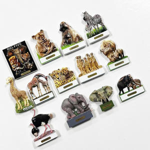 Set de Imanes de Resina con Diseño de Animales del Gran Cimarrón de Kenia, Recuerdo de la Vida Silvestre Africana y Decoración para el Hogar - Product Image 3