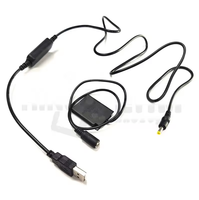 Câble d'alimentation USB pour batterie factice EP-62G EP62G NP-BJ1 NPBJ1 BJ1 EL19 EN-EL19 pour appareil photo Sony DSC-RX0