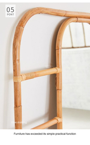 Espejo de pie decorativo tejido a mano para sala de estar, dormitorio, entrada, venta al por mayor - Product Image 3