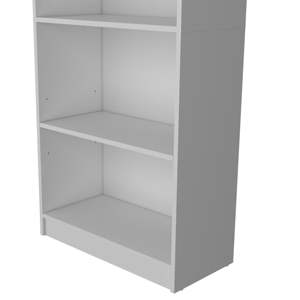 DB <b>White</b> 5-Shelf <b>Bookcase</b> Durable and Stylish <b>Bookcases</b> & Bookshelves - Product Image 4