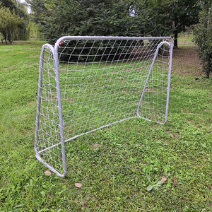 Filet de <span class=keywords><strong>but</strong></span> de football de football <span class=keywords><strong>argent</strong></span>é de tailles multiples personnalisé <span class=keywords><strong>en</strong></span> usine sans tissu de tir pour l'entraînement - Product Image 3