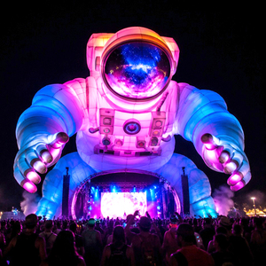 Customized Giant <b>Inflatable</b> Astronauts Stage Model Festival Music Outdoor <b>Inflatable</b> Stage - Product Image 6