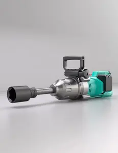 Chave de impacto sem escova de energia elétrica super resistente de 1 polegada 4000nm 1600w bateria de alto torque 42V chave de impacto sem fio