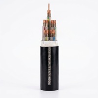 Câble d'alimentation en cuivre LSZH YJV 0.6/1kV 4X70+1X35 résistant au feu, isolation XLPE WDZN, gaine PVC, câble de fonctionnement 90°C