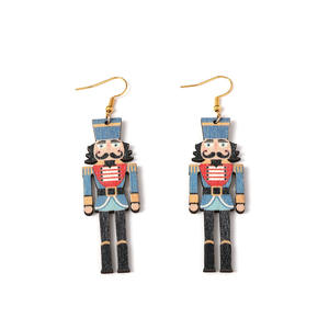 ต่างหูควอตซ์วินเทจสีทอง24K ทรงกระดิ่งสไตล์ยุโรปอเมริกันใหม่เป็นมิตรต่อสิ่งแวดล้อม - Product Image 4