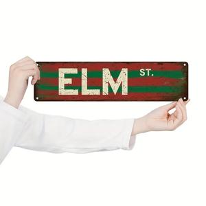 Bienvenido a Haddonfield, Placa Metálica Decorativa con Temática de Películas de Terror, Letrero de Pared para el Hogar, Bar, Cueva del Hombre, Decoración para Entusiastas del Horror - Product Image 2