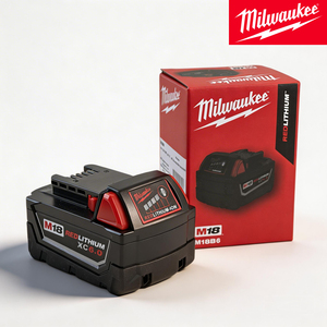 Paket Baterai Lithium-Ion Milwaukee M18 REDLITHIUM XC6.0 18V 6.0Ah untuk Semua Perkakas Listrik M18 - Product Image 1