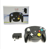 Controlador de juego inalámbrico NGC de 2,4 GHz para Nintendo Game Cube con vibración Compatible con 5 colores disponibles molde privado