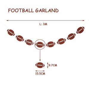 Đông bán buôn bóng đá biểu ngữ Vòng hoa cho bữa tiệc sinh nhật Nguồn cung cấp - Product Image 2
