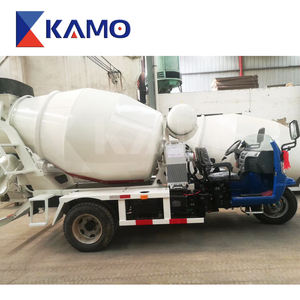 Truk Trailer efisiensi operasi tinggi Mixer beton memuat sendiri truk pengaduk beton semen pemuatan sendiri - Product Image 4