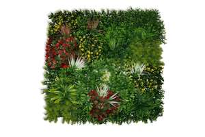 Pared de hierba verde sintética realista duradera para decoración de pared exterior de techo de jardín hierba <span class=keywords><strong>artificial</strong></span> para ocasiones de cumpleaños - Product Image 2