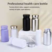 Bouteille intérieure en plastique ABS de 70ml de couleur personnalisée avec emballage vide de fabrication d'emballages de vitamines de médicaments de capsules