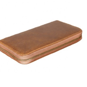 Boshiho Leather Engravable <b>Wallets</b> Genuine Leather Mans Phone <b>Wallet</b> Magnet Blank <b>Wallet</b> Double Card Holder for Engraving - Product Image 4