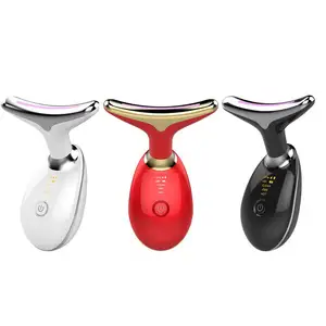 Fabrication de masseurs multifonctions vibrants pour soins de la peau et de la peau, machine de massage facial pour le cou