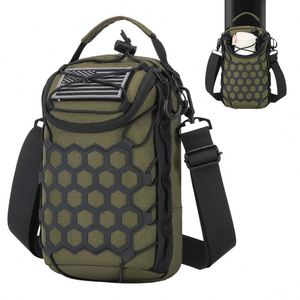 Bolsa de Gimnasio Magnética, Bolsa para Botella de Agua Magnética para Hombre y Mujer con Bolsillos para Teléfono, Bolsa Deportiva y de Viaje Negra para Botella - Product Image 1