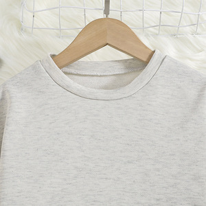 Fabricant de vêtements 8 9 10 <span class=keywords><strong>12</strong></span> <span class=keywords><strong>ans</strong></span> Vente en gros Ensembles de vêtements pour petites filles à manches longues Haut court Pull à capuche - Product Image 3