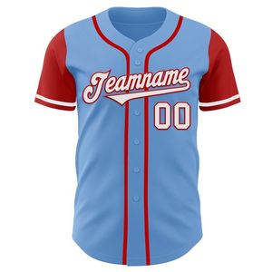 Maillot de baseball personnalisé par sublimation, style rétro, 100 % polyester, respirant, anti-humidité, séchage rapide, impression numérique, col Henley - Product Image 1